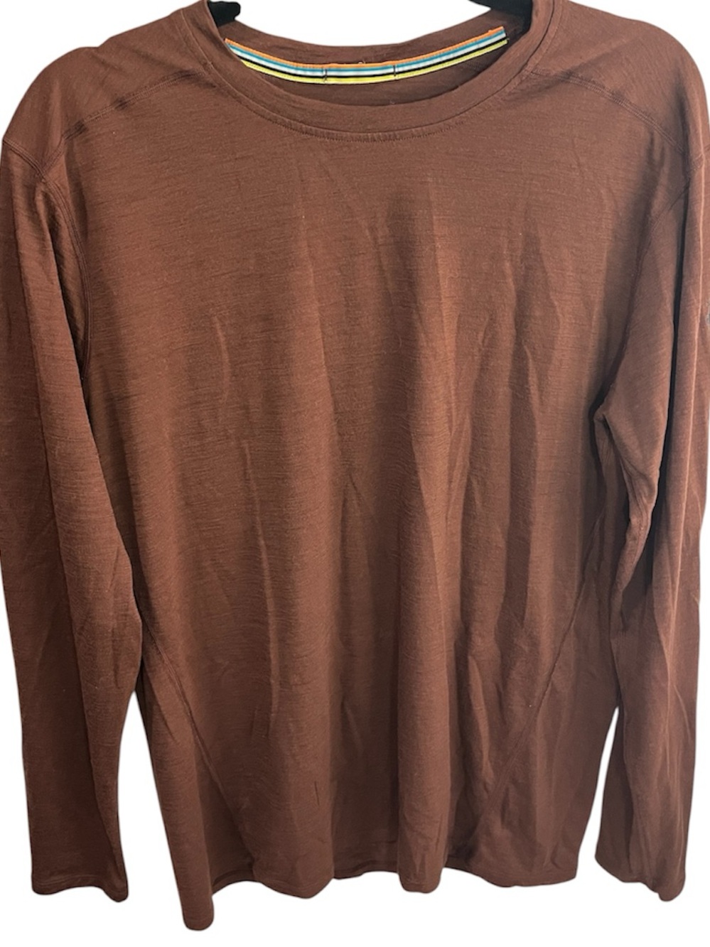 Mens Smartwool Classic All-Season Merino Base Layer Crew Outdoor Hiking Large